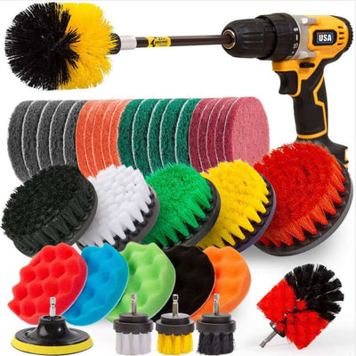 37-Piece Cleaning Brush Set