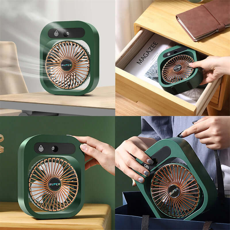 Portable USB Misting Fan
