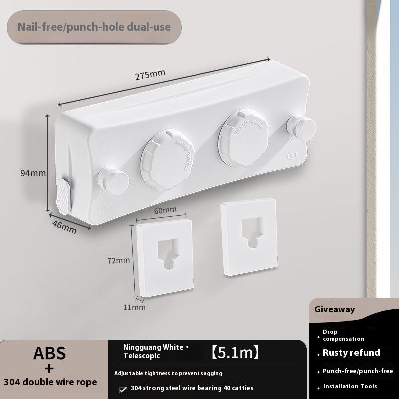 Retractable Invisible Clothesline