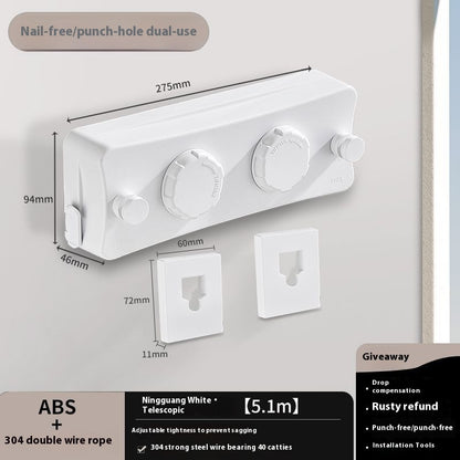 Retractable Invisible Clothesline