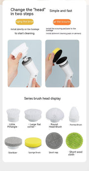 Electric Telescopic Cleaning Brush