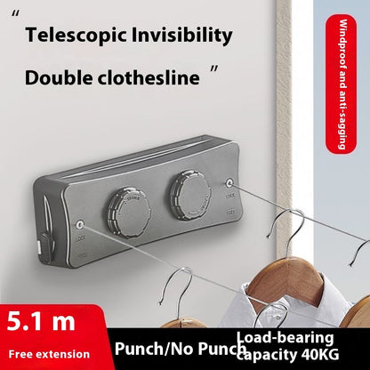 Retractable Invisible Clothesline