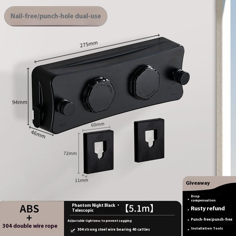 Retractable Invisible Clothesline